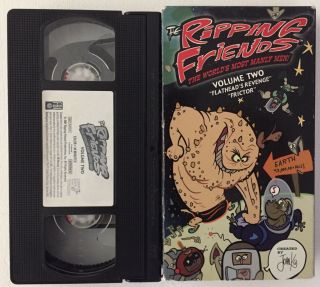 Ripping Friends Vol 2 (vhs,  2001) Cartoon Network Strange Rare Animation