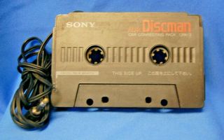 Sony Discman Car Connecting Cassette Tape Pack Auxiliary Aux Cpa - 3