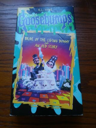 Ultimate Goosebumps Vhs Bride Of The Living Dummy / An Old Story Rare