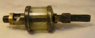 Antique Detroit Lubricator Co 600 Brass Glass Oiler Hit & Miss Engine -