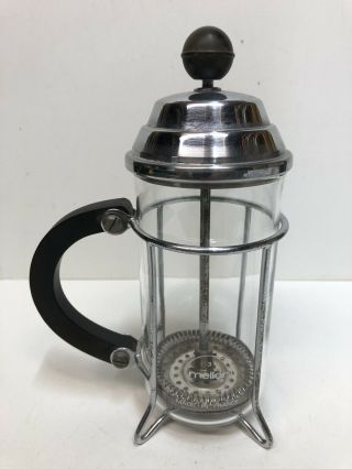Rare 3 Melior Wire Framed 12oz French Press Made In France