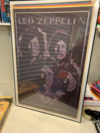 Rare Vintage 1969 Led Zeppelin Poster Uncut Sheet?? B283 The Visual Thing Inc