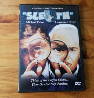 Sleuth (1972) On Dvd Rare Oop Michael Caine Laurence Olivier Anchor Bay