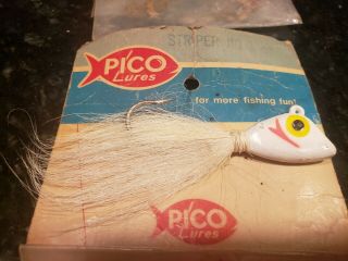 Vintage Pico Striper Trolling Weighted Lure Old Stock