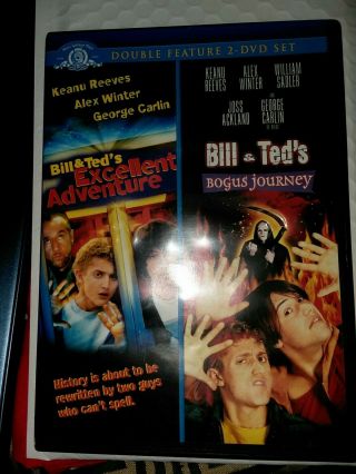 Bill Teds Adventure / Bill Teds Bogus Journey (dvd),  Rare,  Oop