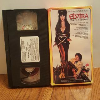 Elvira,  Mistress Of The Dark (vhs 1988) Rare Horror