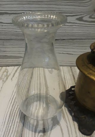 Antique Eagle Kerosene Lamp Brass Bottom in 3