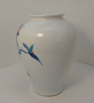 Antique/Vintage Signed Asian Japanese/Chinese? Hand Painted Porcelain 7” Vase 2