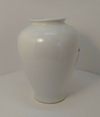 Antique/Vintage Signed Asian Japanese/Chinese? Hand Painted Porcelain 7” Vase 3