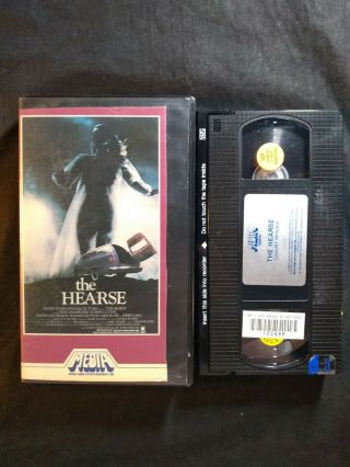 The Hearse - Rare Horror Vhs - Media Cut Box Gc Vintage Vhs Cult