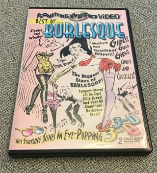 Best Of Burlesque Something Weird Video 2 Dvd Set Rare Oop Sleaze Tempest Storm
