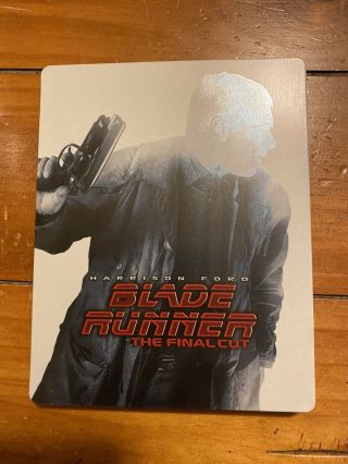 Blade Runner The Final Cut Steelbook Blu Ray Uk Rare Limited Ed Opened