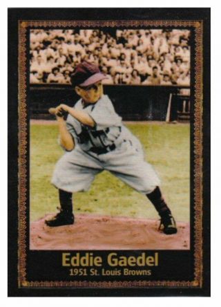Eddie Gaedel St.  Louis Browns / Rare Midget Ballplayer / Cond