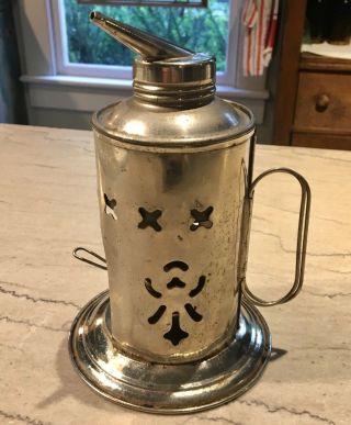 Antique,  Simplex Lamp Co.  Ny,  " Steam Croup Kettle,  " Signed Twice.  Unused?