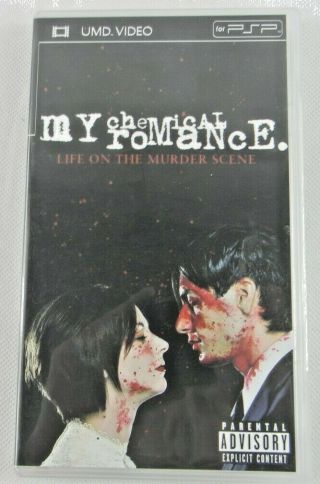 Sony Psp My Chemical Romance: Life On The Murder Scene Psp Umd Video 2006 Rare