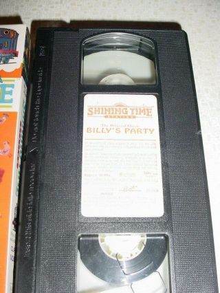 RARE SHINING TIME STATION VHS BILLYS PARTY THE CLASSIC 3