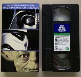 From Star Wars To Jedi - The Making Of A Saga (vhs,  1995) Rare Cover