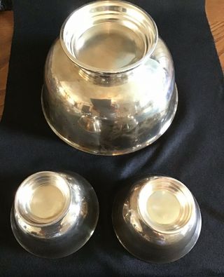 Vintage Silverplated Bowl Set Of 3 Webster Wilcox 2