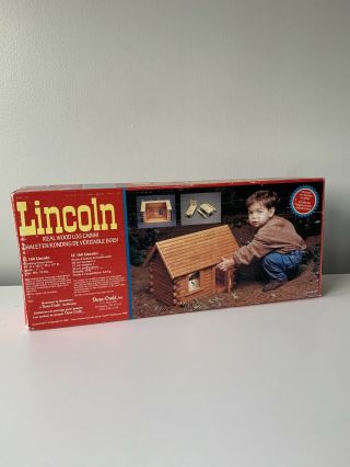 Dura - Craft Lc160 Lincoln Log Cabin - Vintage - But Never Built