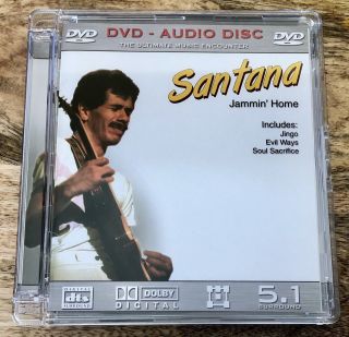 Carlos Santana Jammin Home Ultra Rare 5.  1 Surround Sound Dvd Audio Disc