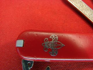 victorinox SWISS ARMY KNIFE - CLASSIC SD RARE BOY SCOUT INLAY TR 2