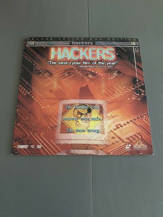 Hackers Letterbox Laserdisc - Angelina Jolie - Very Rare