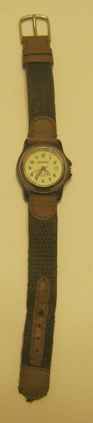 Vintage Sharp Ladies Wristwatch W Date Function Battery