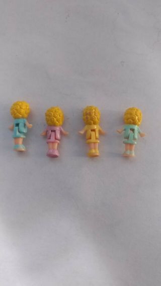 Vtg Polly Pocket Let ' s Party Game DOLLS ONLY 1991 Bluebird 2