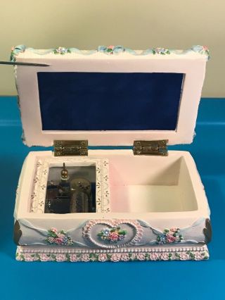 heritage house porcelain music box Yesterday tune by The Beatles 8 