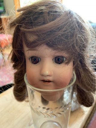 5 1/2” Tall By 9 1/2” In Circumference Antique Doll Head.