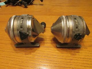 2 Zebco 33 Classic Push Button Casting Reel Made In U.  S.  A. 2