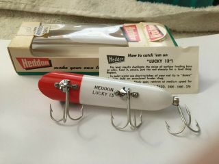 Vintage Heddon Lucky 13 2500 Ss And Papers