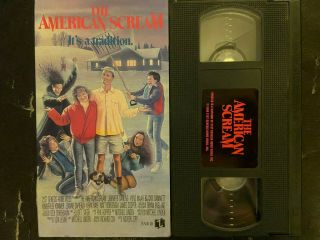The American Scream Vhs 1988 Rare Horror Slasher Spoof Big Box Sov Cult Maar