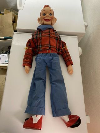 Howdy Doody Ventriloquist Doll 30” Eegee Vintage Toy 1972