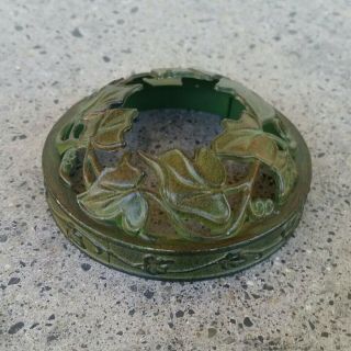 Yankee Candle Illuma - Lid Ivy Leaves Candle Jar Topper Antiqued Green Metal