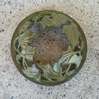 Yankee Candle Illuma - Lid Ivy Leaves Candle Jar Topper Antiqued Green Metal 2