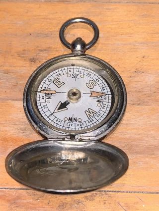 Ultra Rare Ww1 British Army Officer 1918 Mark I Pocket Compass