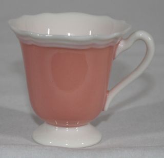 Rare Lenox China Sheffield Coral Demi / Demitasse Cup Only 2 1/2 " Tall