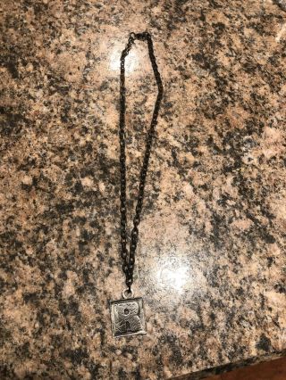 2007 Wwe/wwf Rated R Superstar Edge 13” Chain Necklace Rare Nme