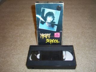 Night School Vhs Rachel Ward In Her Screen Debut Horror Rare Collectible Oop