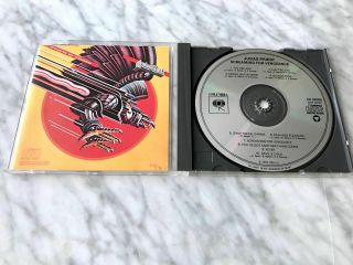 Judas Priest Screaming For Vengeance Cd Early Press 1982 Columbia Ck 38160 Rare