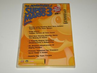Adventures Of Mario Bros 3 : The Complete Series DVD DISC 1 RARE OOP 2