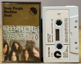 Deep Purple : Machine Head Very Rare Uk Gold Inlay Release Cassette