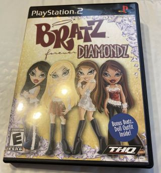 Bratz: Forever Diamondz - Ps2 Rare Hard Find Complete.