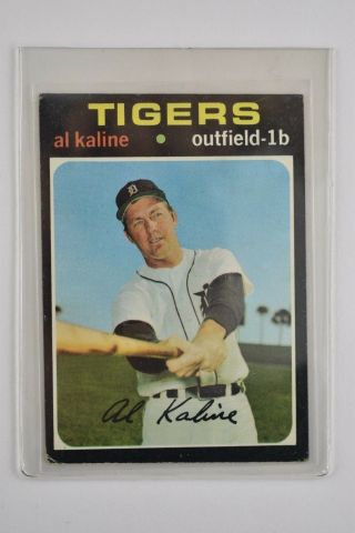 1971 Topps Al Kaline 180 Detroit Tigers Rare Good -