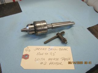 1/2 " Jacobs Drill Chuck With 2 Mt Arbor