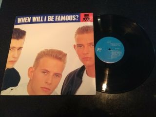 Bros " When Will I Be Famous " Rare 1988 Usa Promo Remix 12 "