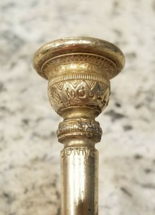 Very Rare Antique Conn Model 18 Cornet / Trumpet? Mouthpiece - Highly Ornate