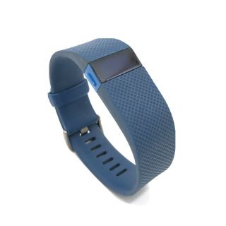 Fitbit Charge Hr Fitness Tracker Wristband Hr Heart Rate Sensor Small Blue Rare