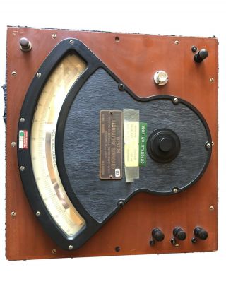Rare Vintage Weston Laboratory Standard Ac/dc Voltmeter,  Wood Case,  326